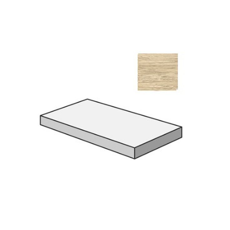 Sant Agostino Sunwood CSAGSSNL12 Gradone Angolare Sx Light 33x120 матовая