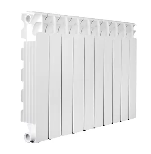 Радиатор алюминиевый Fondital 350/100 (97х407) боковое подкл, белый 10 сек, 1373 Ватт