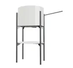 Полотенцедержатель AeT 400мм черный сатин P006VXBKS