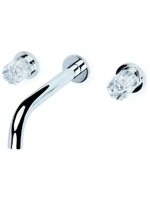 Смеситель Boheme 152-2-CR-EL для раковины, встраиваемый, двухзахватный, хром