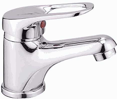 Смеситель Ledeme Н37 для раковины, однозахватный, фиксированный излив, хром L1037