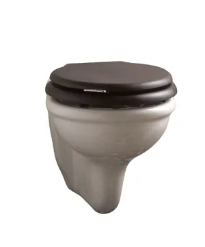 Унитаз подвесной Devon&Devon IBWCSET с сиденьем из массива темного дуба