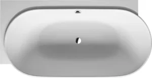 Ванна Duravit 1850x950х610 в левый угол, бесшовная панель и ножки, 2 наклона 700431000000000