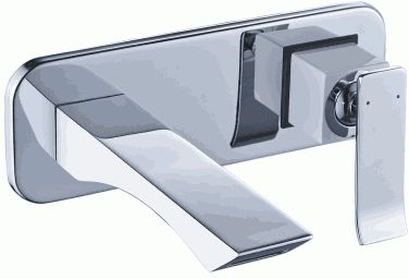 Смеситель для умывальника Lemark LM5826CW встраиваемый, хром/белый