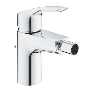 Смеситель для биде Grohe 84 мм, однозахватный, с донным клапаном, хром 32929003