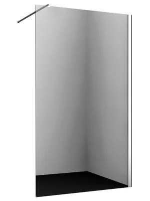 Душевая перегородка WasserKRAFT (900х2000) прозрачное стекло/профиль алюминий 28W39