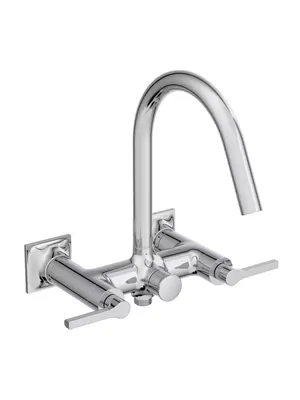 Ideal Standard Смеситель для ванны/душа BD161AA настенный, двухзахватный, хром