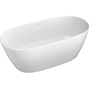 Ванна отдельностоящая Salini S-Stone 1850x900x605 иск. камень, белый матовый 102529M