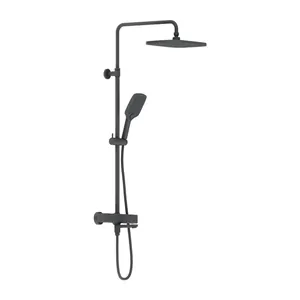 Душевая система Damixa , с термостатом черный 953810300