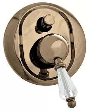 Смеситель CEZARES -VDIM-02-Sw для душа, встраиваемый с переключателем, бронза/ручка Swarovski