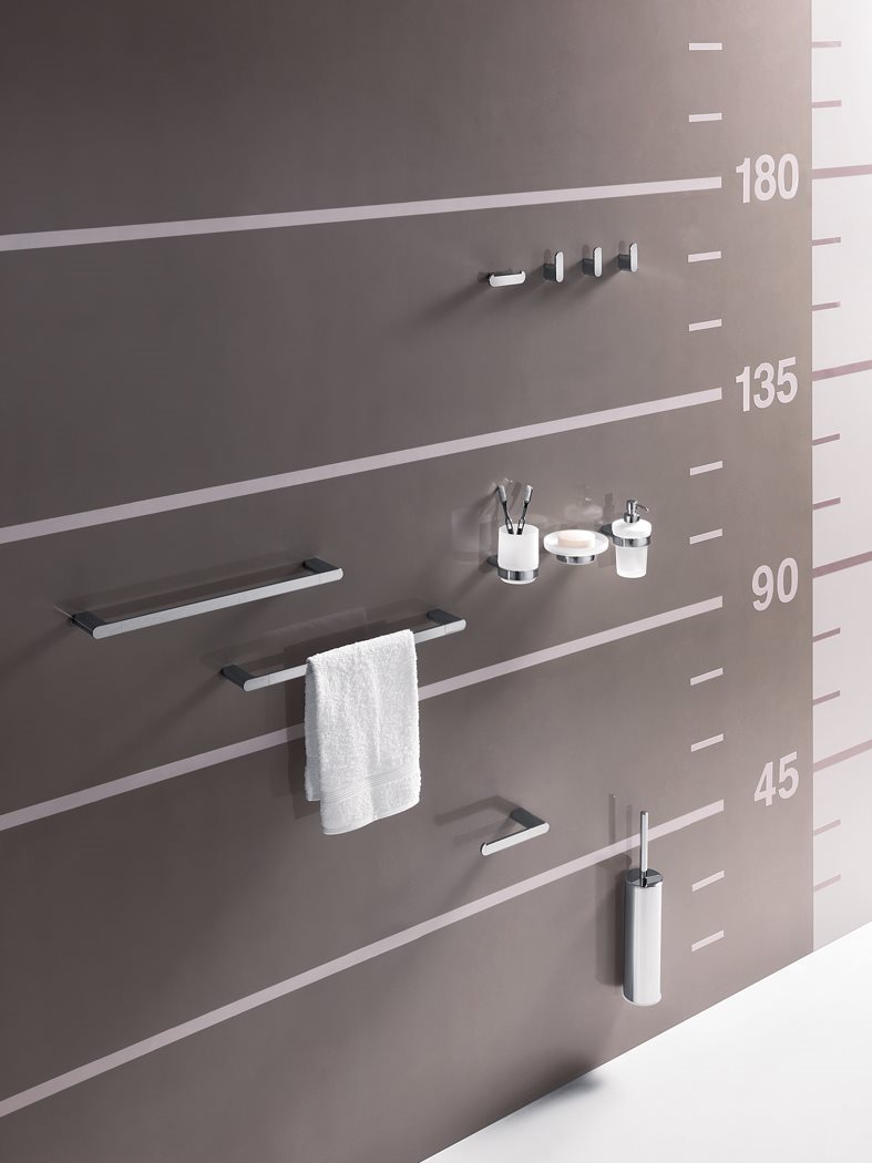 Мыльница INDA MITO A20020CR21 настольная, цвет держателя хром, чашка матовое стекло