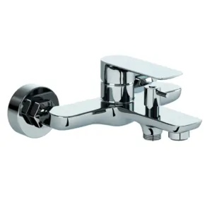 Смеситель для ванны/душа Paini настенный, однозахватный, короткий излив, цвет: хром 76CR111