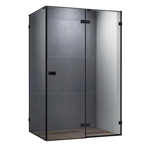 Душевой уголок CEZARES -AН-1 (1370-1380х995-1005х1968) -AH-1-140/100-C-NERO