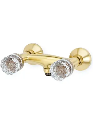 Смеситель Boheme 314-CRST для душа, настенный, двухзахватный, бронза