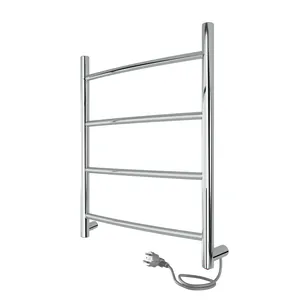 Полотенцесушитель Indigo б/п (electro) 500х400 (скр.монтаж, унив.подкл.R/L) полиров. LCAE50-40R