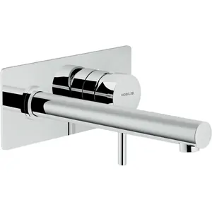 Смеситель NOBILI для раковины, встраиваемый, внешняя часть, излив 200мм, хром LV00498/1CR