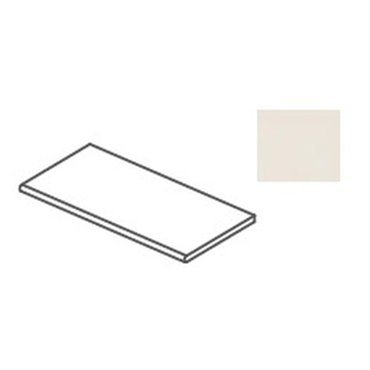 Impronta italgraniti Nuances NU01GT2 Bianco Gradone Toro 33x120 матовая