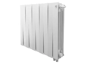 Радиатор биметаллический, 10 секций ROYAL THERMO 500 Bianco Traffico, нижнее подкл VDR80