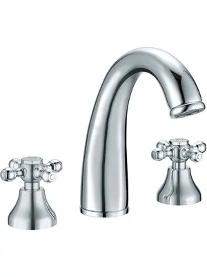 Смеситель Boheme Chromo 277 для раковины, на 3 отверстия, двухзахватный, хром