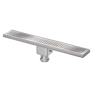 Лоток душевой вертикальный GEBO (1200х100х100) нержавеющая сталь 21.CV1200