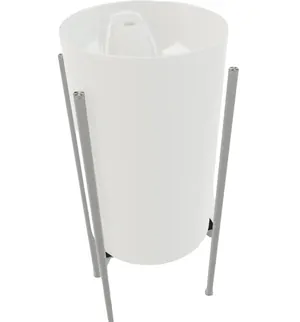 Раковина AeT 360х360х580 с отверстием под смеситель, белая глянцевая L807T0R1VL100