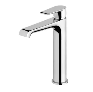 Смеситель CEZARES -LC-01-W0 для умывальника, высокий, однозахватный, хром