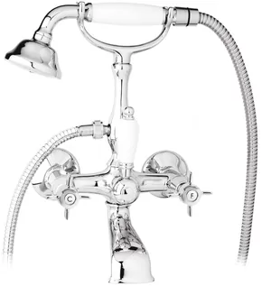 Смеситель CEZARES -VD-01 для ванны, двухзахватный, ручной душ, хром