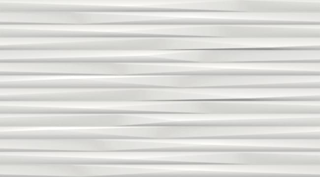 декор 3D Wall Ultra Blade White Matt 30.5x56
