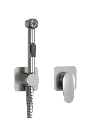 Смеситель с гигиеническим душем WasserKRAFT Spree A1451.275.100.092 встраиваемый, никель
