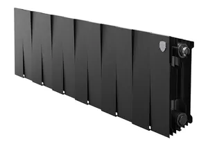 Радиатор биметаллический, 12 секций ROYAL THERMO 200 Noir Sable бок.подкл, черный графит