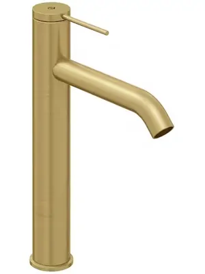 Смеситель для умывальника Jacob Delafon высокий, без д/к, золото E77959-4AND-2MB