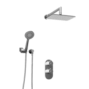 Душевая система WasserKRAFT A16031 Thermo встраиваемый термостат, верхний/ручной душ, хром