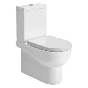 Чаша унитаза-компакта Azzurra (350х665х420) универс. выпуск, белая NUVCMP000000BI