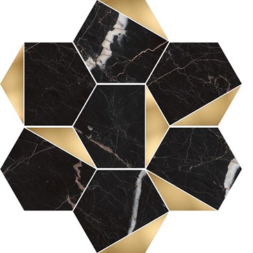 Vallelunga CAVA NERO LUSS ESAG TRI OR T7 30x28 глянцевая