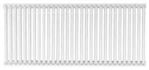 Радиатор стальной КЗТО 2-300 (340х1232х100) 30 секций, 1392Вт, 1/2" бок.подключение, белый