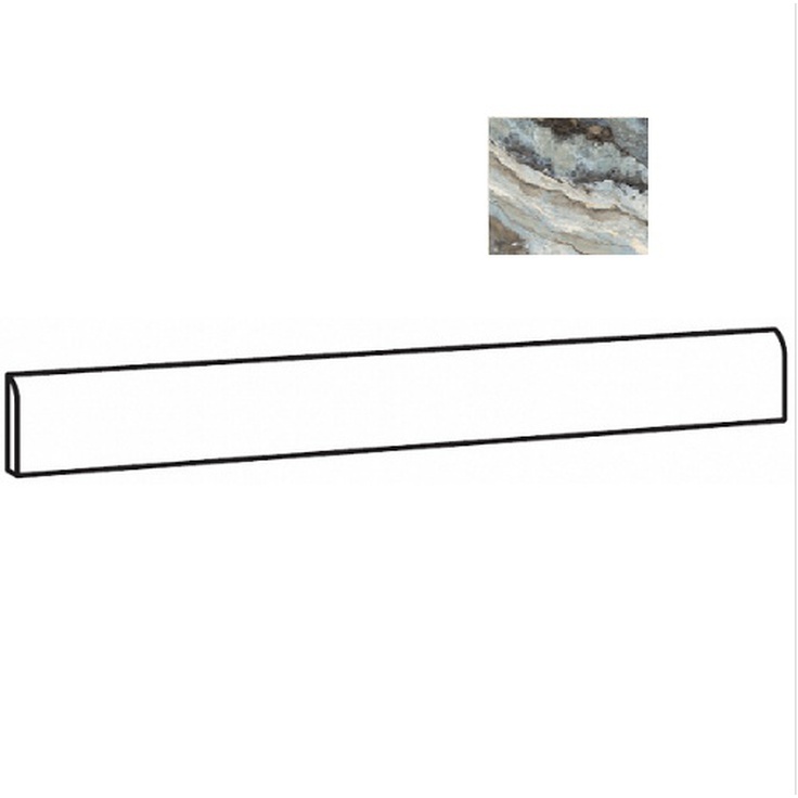 Sant Agostino Mystic CSABMYOC60 Battiscopa 60 Ocean Nat 7,3x60 матовая