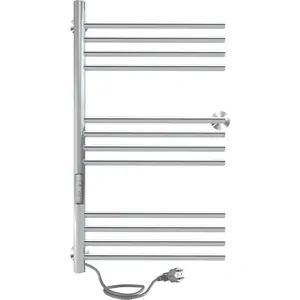 Полотенцесушитель Indigo (electro) 700х400 (таймер,скр.провод слева) полиров