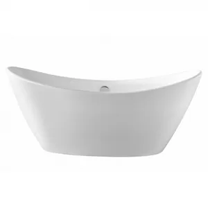 Ванна акриловая отдельностоящая Swedbe 8805 1700х765х736 перелив, донный клапан, белый