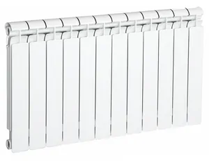 Радиатор биметаллический GLOBAL 500, 12 секций ВШГ:568х960х80 1980 Ватт, белый