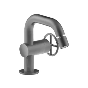 Смеситель для биде Fantini 47P5P008 однозахватный, донный клапан, Matt Gun Metal