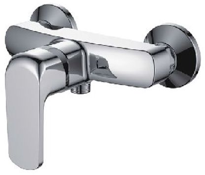 Смеситель Ledeme Н44 настенный, без излива, однозахватный, с душевой лейкой, хром L2044