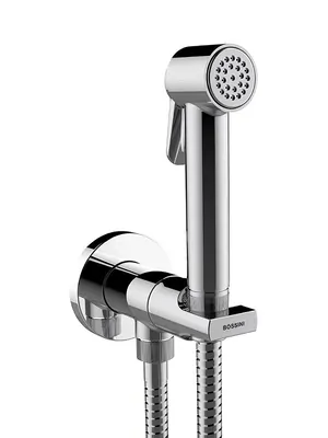 Гигиенический душ Bossini Brass E34007B.030 с монокомандным смесителем, цвет: хром