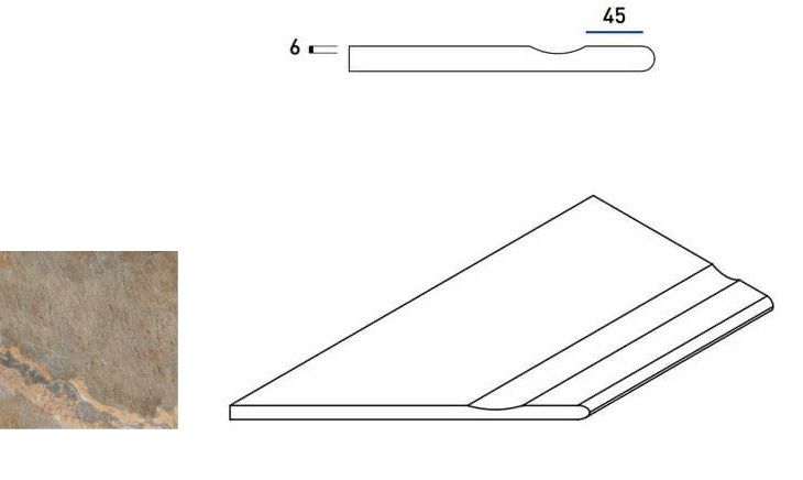 Magnetique X2 Dark Bordo Svasato Round Sx 60X30 матовая