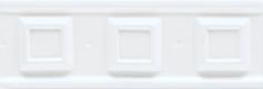 декор Boiserie Square Bianco Matt 6.5x20