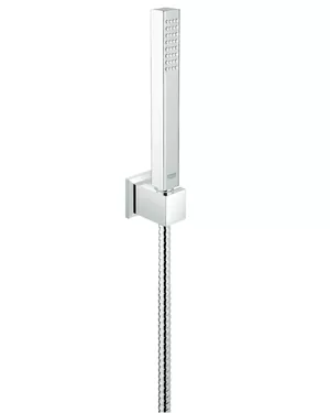 Душевой набор Grohe Cube+ Stick 27889000 (Шланг, лейка, настенный держатель)