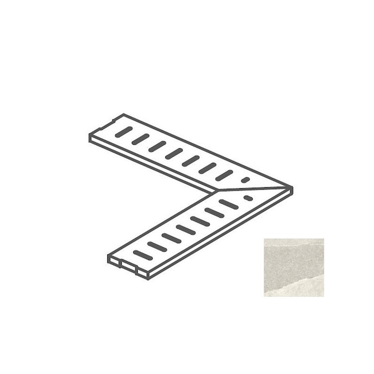 Impronta italgraniti Shale SL02GGA6 Griglia Angolare Sand 14x60 матовая