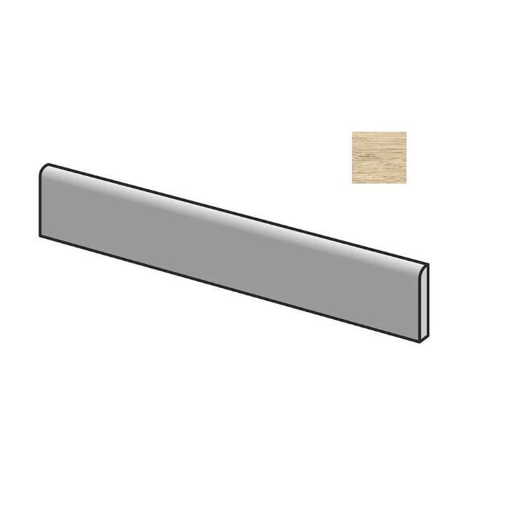 Sant Agostino Sunwood CSABSNLI60 Battiscopa Light 7,3x60 матовая