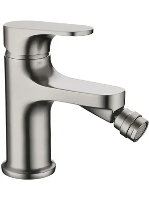 Смеситель Boheme 456-NB для биде, на 1 отверстие, однозахватный, никель браш