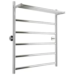 Полотенцесушитель водяной СТИЛЬЕ 800x600,,нерж.сталь,универс.подкл.,с полкой 00654-8060