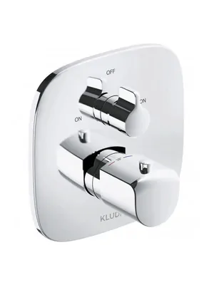 Смеситель KLUDI для ванны и душа, термостат, встраиваемый, внешняя часть, хром 418300575